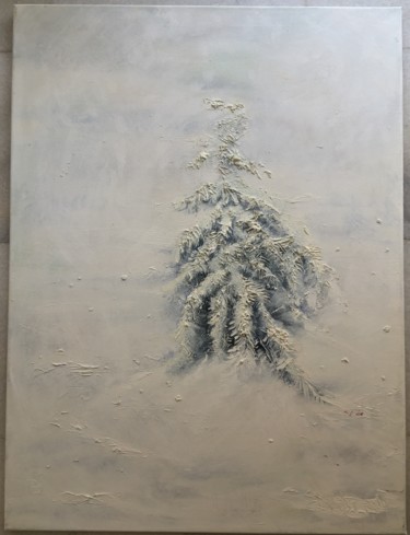 Παγωμένο Έλατο / Frozen Spruce Malarstwo zatytułowany „Παγωμένο Έλατο / Fr…” autorstwa Elena Chebotareva, Oryginalna praca, Olej