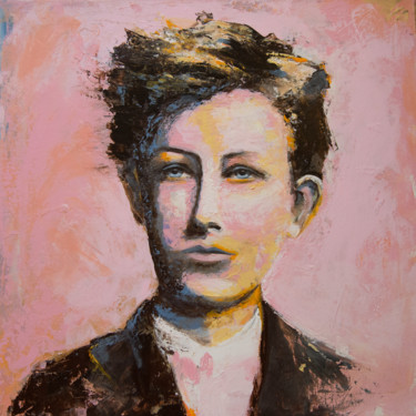 Rimbaud Peinture intitulée "Rimbaud" par Cbaud, Œuvre d'art originale, Acrylique Monté sur Châssis en bois