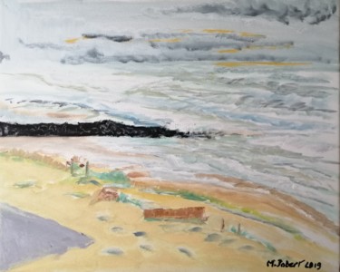 Peinture intitulée "Vieux Boucau, La di…" par Martin Jobert, Œuvre d'art originale, Huile