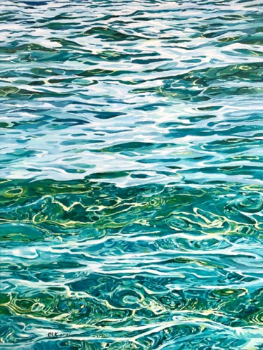 In the shades of transparency Peinture intitulée "In the shades of tr…" par Ulyana Korol, Œuvre d'art originale, Huile