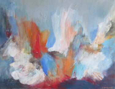 rêverie Peinture intitulée "rêverie" par Danielle Dunevon, Œuvre d'art originale, Acrylique Monté sur artwork_cat.