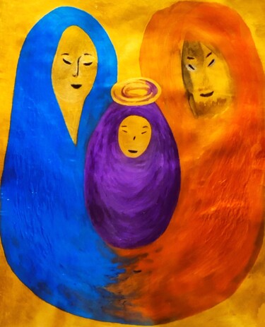 Pintura titulada "FAMILY HOLY" por Jmsbell, Obra de arte original, Acrílico