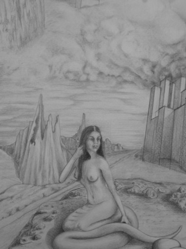 Pintura intitulada "MATRIARCA" por Cassiano Lima, Obras de arte originais, Grafite