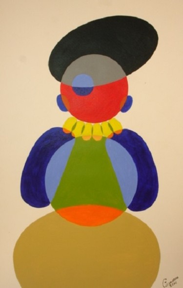 Pintura intitulada "CAMÕES" por Cassiano Lima, Obras de arte originais, Acrílico Montado em Cartão