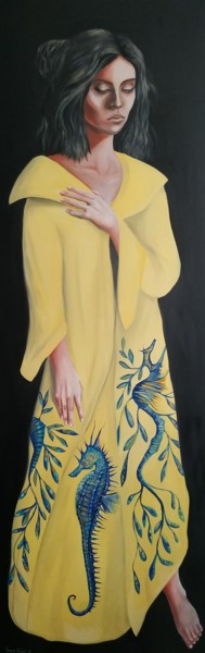 제목이 "La femme aux hippoc…"인 미술작품 Virginie Isfaoui로, 원작, 기름