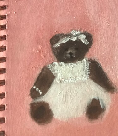 Peinture intitulée "Carnet oursonne" par Soisic, Œuvre d'art originale, Acrylique