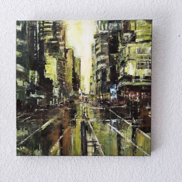 绘画 标题为“Manhattan en Journée” 由Jeanne-Marie Delbarre, 原创艺术品, 丙烯
