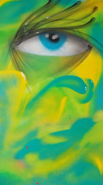 Auge #ArtistSupportPledge Pintura intitulada "Auge #ArtistSupport…" por Kolir, Obras de arte originais, Tinta spray