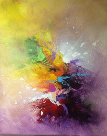 Peinture intitulée "éclat" par Pascal Chaduiron (Cha), Œuvre d'art originale, Acrylique