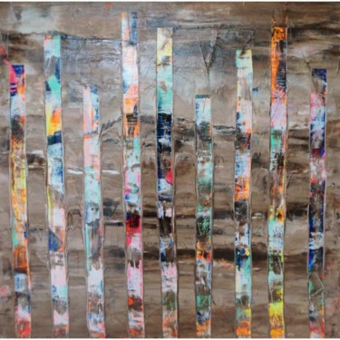 Peinture intitulée "Libération (23)" par Delphine Dessein, Œuvre d'art originale, Acrylique