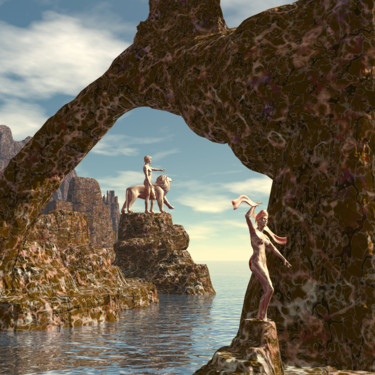 Digital Arts titled "Marine et Pierre" by Ruy, Jean Bardot, Original Artwork, 3D Modeling