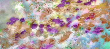 摄影 标题为“Fleurs de rêve” 由Michel Guillaumeau, 原创艺术品, 数码摄影