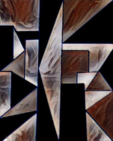 Digital Arts titled "Structure" by W-Dagrou, Original Artwork, Digital Painting