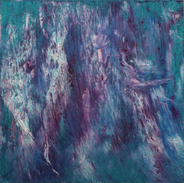 绘画 标题为“Square wall decor o…” 由Lora Pavlova, 原创艺术品, 油