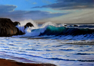 On the coast #artistsupportpledge Painting titled "On the coast #arti…" by Serghei Ghetiu, Original Artwork, Oil