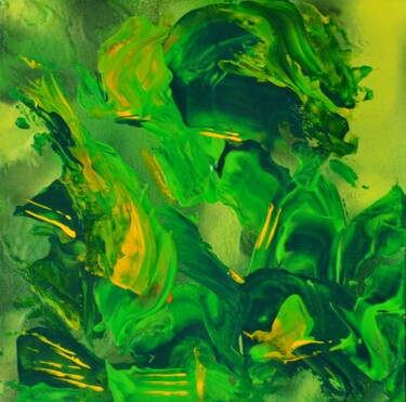 Vert #ArtistSupportPledge Pintura intitulada "Vert #ArtistSupport…" por Kolir, Obras de arte originais, Acrílico