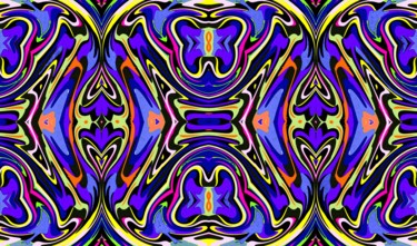 Digital Arts titled "Nocturnal Butterfli…" by Peter Jalesh, Original Artwork, Digital Painting