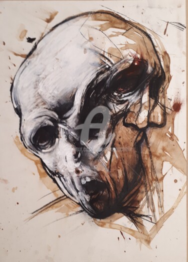 图画 标题为“APPARENCE IV 40x30cm” 由Claude Duvauchelle, 原创艺术品, 标记