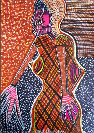 Parejas Pintora moderna israelita dibujos en tinta venta Drawing titled "Parejas Pintora mod…" by Mirit Ben-Nun, Original Artwork, Ink