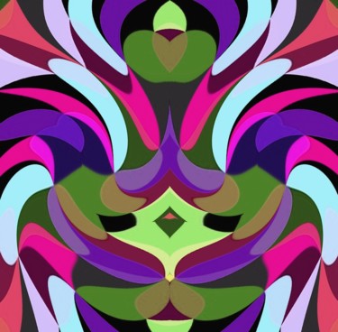 Digital Arts titled "Bay tree blossom" by Peter Jalesh, Original Artwork, Digital Painting