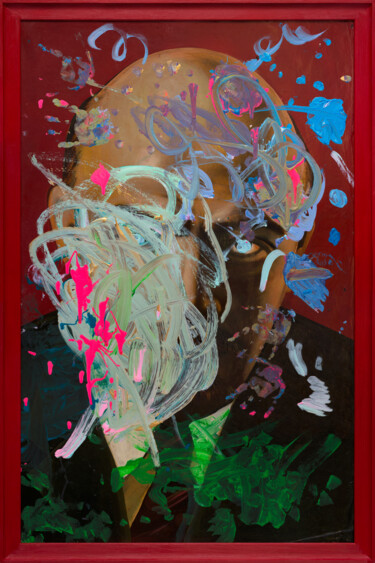 Oleksandr Balbyshev " Lenin with Children #2" Painting titled "Oleksandr Balbyshev…" by Oleksandr Balbyshev, Original Artwork, Acrylic Mounted on Wood Stretcher frame