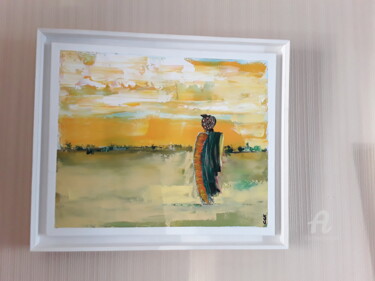 제목이 "Les femmes d afrique"인 미술작품 Christine Catrevaux로, 원작, 아크릴