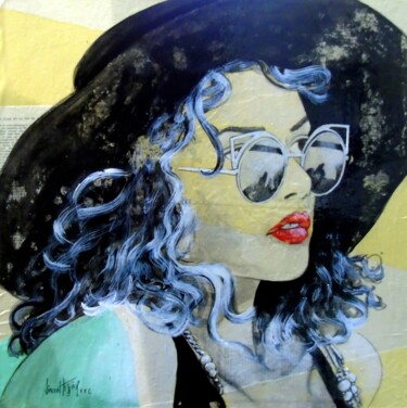 Peinture intitulée "sanl" par Vincent Tessier Xxc, Œuvre d'art originale, Encre