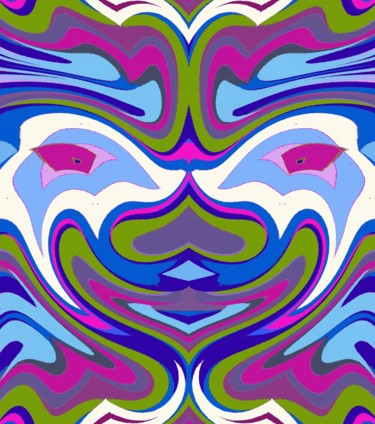 Digital Arts titled "Silent waves" by Peter Jalesh, Original Artwork, Digital Painting