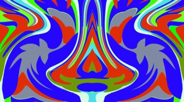 Digital Arts titled "Ceremonial oil Lamp" by Peter Jalesh, Original Artwork, Digital Painting