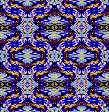 Digital Arts titled "Royal  Wall" by Peter Jalesh, Original Artwork, Digital Painting