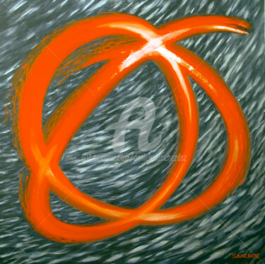 Peinture intitulée "Grand Phœnix" par Daniele Sanchez Dsz, Œuvre d'art originale, Acrylique Monté sur Châssis en bois