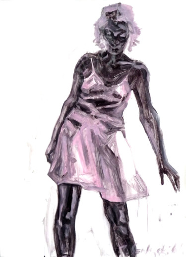 Peinture intitulée "Etude sur Ariane" par Jivko Sedlarski, Œuvre d'art originale, Acrylique