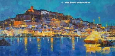 Ibiza III 绘画 标题为“Ibiza III” 由Alex Hook Krioutchkov, 原创艺术品, 油 安装在木质担架架上