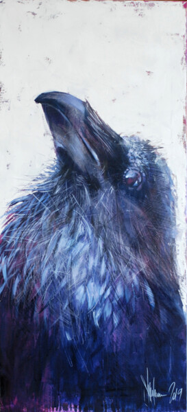 Painting titled "How difficult it is…" by Igor Shulman, Original Artwork, Oil