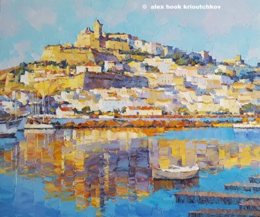Ibiza VI 绘画 标题为“Ibiza VI” 由Alex Hook Krioutchkov, 原创艺术品, 油 安装在木质担架架上