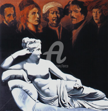 Peinture intitulée ""LES RÊVES ET LES A…" par Carlo Maiolini, Œuvre d'art originale