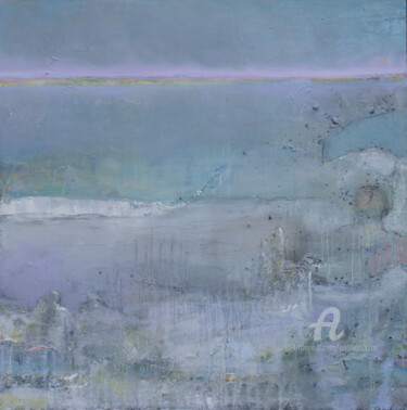 Malerei mit dem Titel "Re litt 29 11 2019" von André Le Corre, Original-Kunstwerk, Öl Auf Keilrahmen aus Holz montiert