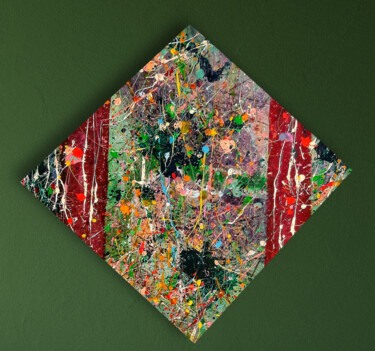 Painting titled "ZEN TEMPLE" by Antonio Bagia, Original Artwork, Acrylic