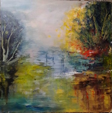 Peinture intitulée "VOYAGE" par Danielle Mangeon, Œuvre d'art originale, Acrylique