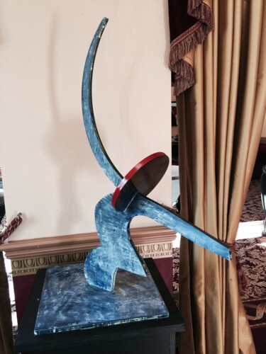 Composition Skulptur mit dem Titel "Composition" von Johnny Romy, Original-Kunstwerk, Metalle