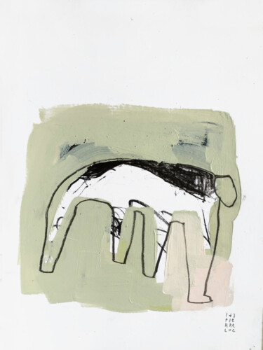 Peinture intitulée "SHORT STORY 1" par Luc Pierre, Œuvre d'art originale, Acrylique