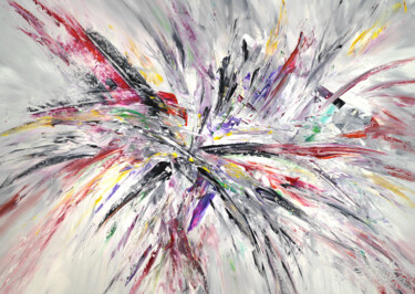 Painting titled "Sudden Inspiration…" by Peter Nottrott, Original Artwork, Acrylic