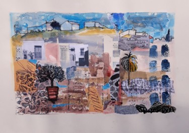 Scenes of Frigiliana, Casco Nuevo Collages titled "Scenes of Frigilian…" by Jill Carrott, Original Artwork, Ink