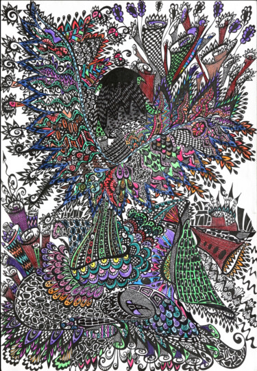 图画 标题为“Angel” 由Irina Shumskaya, 原创艺术品, 孔戴