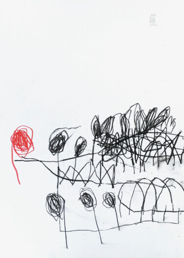 Dessin intitulée "SHORT STORY 35" par Luc Pierre, Œuvre d'art originale, Pastel