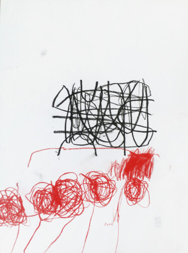 Dessin intitulée "SHORT STORY 40" par Luc Pierre, Œuvre d'art originale, Pastel