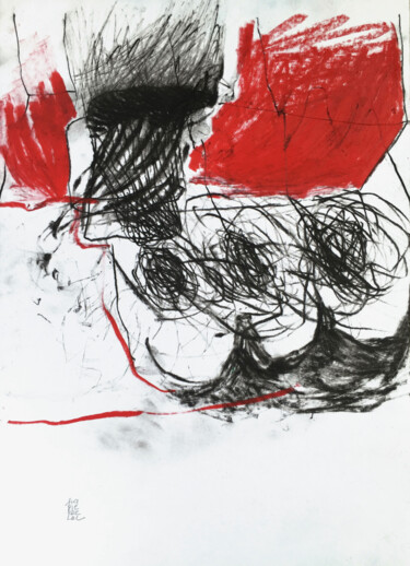 Dessin intitulée "SHORT STORY 43" par Luc Pierre, Œuvre d'art originale, Pastel