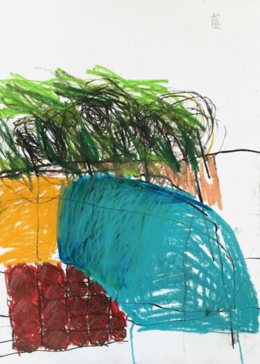 Dessin intitulée "SHORT STORY 48" par Luc Pierre, Œuvre d'art originale, Pastel