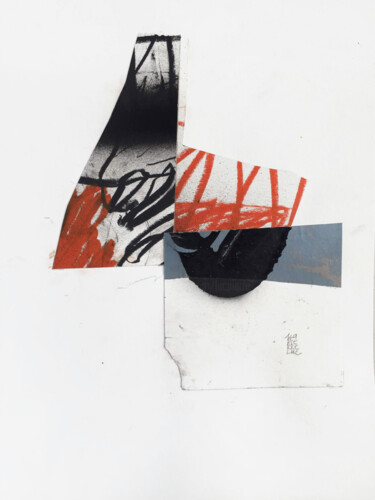 Collages intitulée "SHORT STORY 53" par Luc Pierre, Œuvre d'art originale, Collages