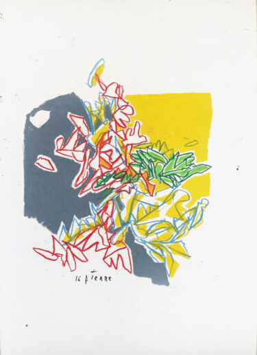 Dessin intitulée "SHORT STORY 54" par Luc Pierre, Œuvre d'art originale, Pastel